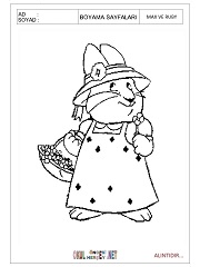 Max ve Ruby boyama sayfaları